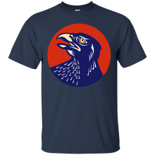 Load image into Gallery viewer, Hawk Head Looking Up Circle Retro T-Shirt