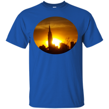Load image into Gallery viewer, Empire State Building Sunset Circle T-Shirt