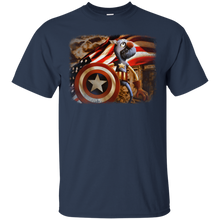 Load image into Gallery viewer, Fuzzy and Red, White, and Blue T-Shirt