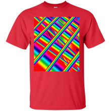 Load image into Gallery viewer, Colorful prism 3D rainbow abstract art T-Shirt T-Shirt