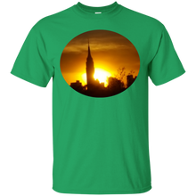 Load image into Gallery viewer, Empire State Building Sunset Circle T-Shirt