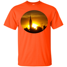 Load image into Gallery viewer, Empire State Building Sunset Circle T-Shirt