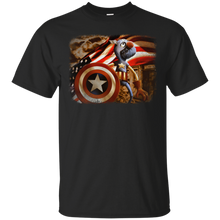 Load image into Gallery viewer, Fuzzy and Red, White, and Blue T-Shirt