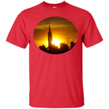 Load image into Gallery viewer, Empire State Building Sunset Circle T-Shirt