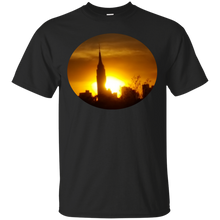 Load image into Gallery viewer, Empire State Building Sunset Circle T-Shirt