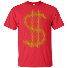 Load image into Gallery viewer, Gold dollar sign money cash design T-shirt T-Shirt