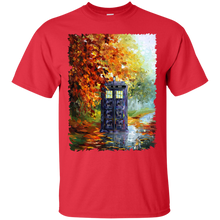 Load image into Gallery viewer, Blue Phone booth at fall zone T-Shirt - teecen.com