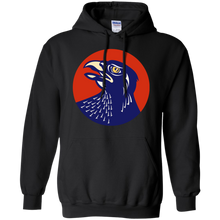 Load image into Gallery viewer, Hawk Head Looking Up Circle Retro T-Shirt