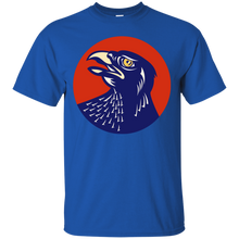 Load image into Gallery viewer, Hawk Head Looking Up Circle Retro T-Shirt
