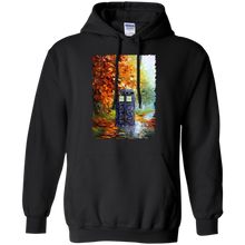 Load image into Gallery viewer, Blue Phone booth at fall zone T-Shirt - teecen.com