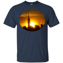 Load image into Gallery viewer, Empire State Building Sunset Circle T-Shirt