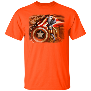 Fuzzy and Red, White, and Blue T-Shirt