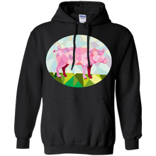 Load image into Gallery viewer, Tamworth Pig Side Oval Low Polygon T-Shirt
