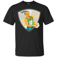 Load image into Gallery viewer, Netball Player Holding Ball Low Polygon T-Shirt