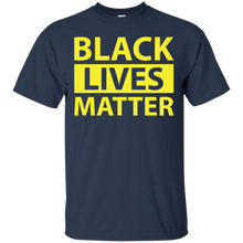 Load image into Gallery viewer, BLACK LIVES MATTER YELLOW SHIRT T-Shirt - teecen.com