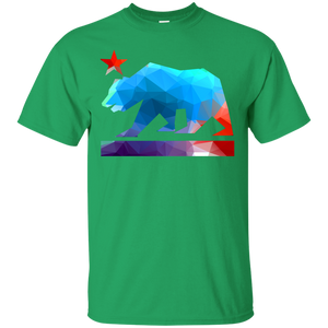 California State Bear (fractal colors) T-Shirt
