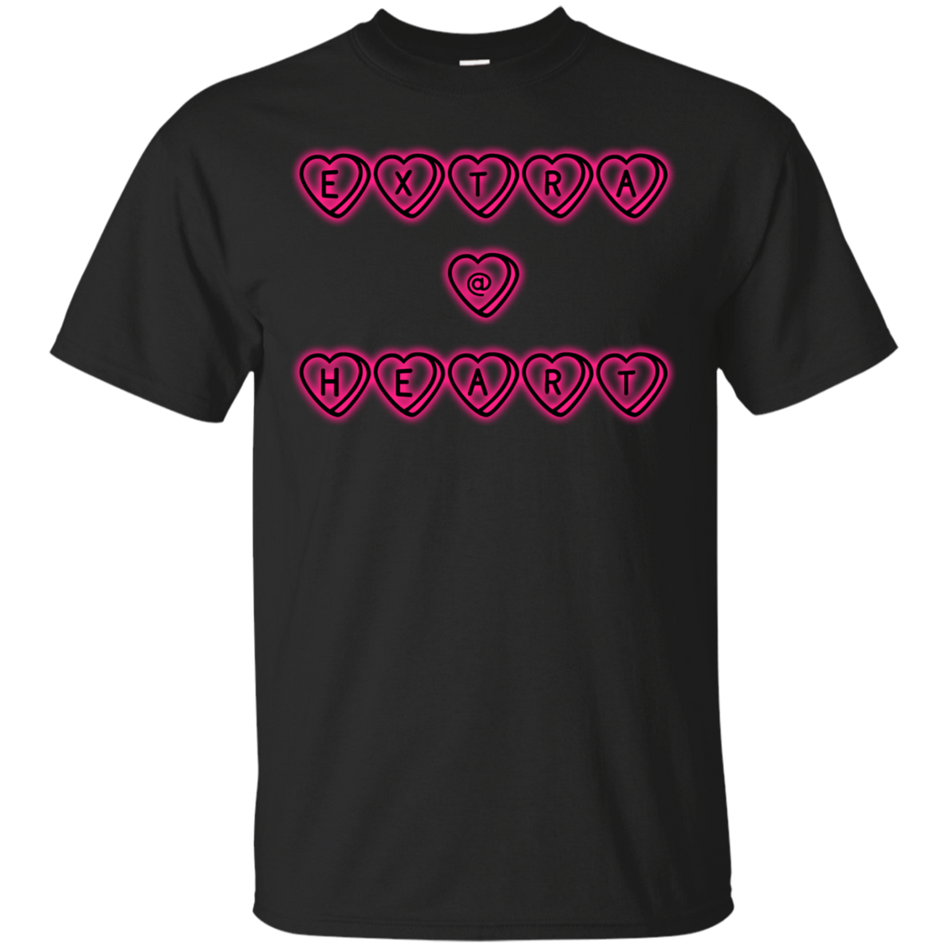 Extra @ Heart T-Shirt - teeshirtperfect.com