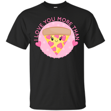 Load image into Gallery viewer, Kawaii I love you more than Pizza T-Shirt