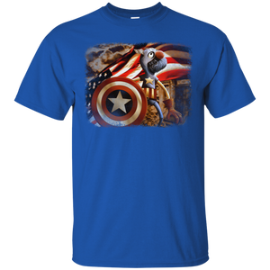 Fuzzy and Red, White, and Blue T-Shirt