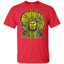 Load image into Gallery viewer, Native American Indian Chief Warrior Etching T-Shirt