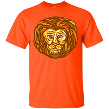 Load image into Gallery viewer, Lion Head Woodcut Linocut T-Shirt