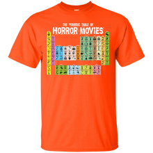 Load image into Gallery viewer, The Periodic Table of Horror Movies T-Shirt