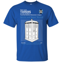 Load image into Gallery viewer, Tardis Service and Repair Manual T-Shirt - teeshirtperfect.com