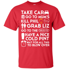 Load image into Gallery viewer, SHAUN OF THE DEAD THE PLAN T-Shirt