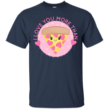 Load image into Gallery viewer, Kawaii I love you more than Pizza T-Shirt