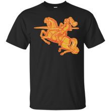 Load image into Gallery viewer, Knight Full Armor Horseback Lance Etching T-Shirt