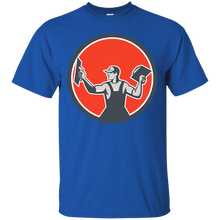 Load image into Gallery viewer, Plasterer Masonry Trowel Circle Retro T-Shirt