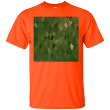 Load image into Gallery viewer, Jungle Green Abstract Low Polygon Background T-Shirt