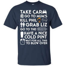 Load image into Gallery viewer, SHAUN OF THE DEAD THE PLAN T-Shirt