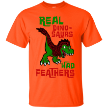 Load image into Gallery viewer, Real dinosaurs had feathers T-Shirt