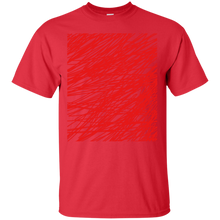 Load image into Gallery viewer, Red abstract art string T-Shirt T-Shirt