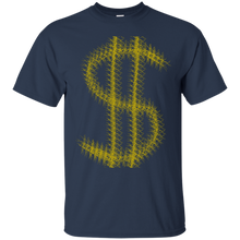 Load image into Gallery viewer, Gold dollar sign money cash design T-shirt T-Shirt