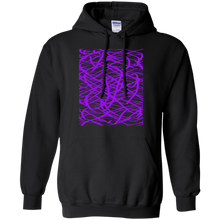 Load image into Gallery viewer, Purple abstract art string T-Shirt T-Shirt
