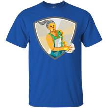 Load image into Gallery viewer, Netball Player Holding Ball Low Polygon T-Shirt