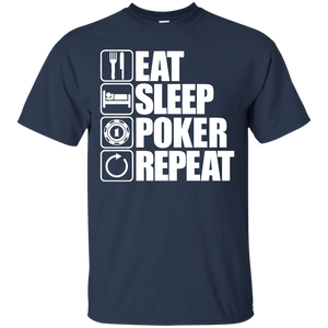 Eat Sleep Poker Repeat T-Shirt
