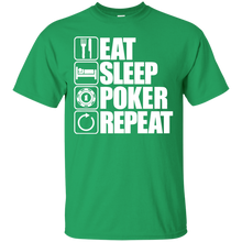 Load image into Gallery viewer, Eat Sleep Poker Repeat T-Shirt