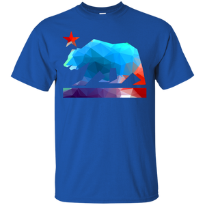 California State Bear (fractal colors) T-Shirt