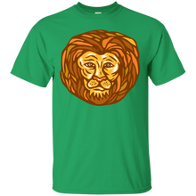 Load image into Gallery viewer, Lion Head Woodcut Linocut T-Shirt