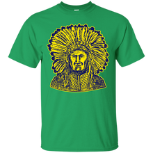 Load image into Gallery viewer, Native American Indian Chief Warrior Etching T-Shirt