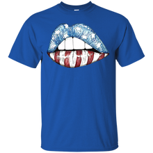 Load image into Gallery viewer, American Flag Lips T-Shirt
