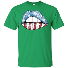 Load image into Gallery viewer, American Flag Lips T-Shirt