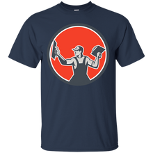 Load image into Gallery viewer, Plasterer Masonry Trowel Circle Retro T-Shirt