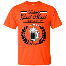 Load image into Gallery viewer, Today's good mood, is sponsored by BEER T-Shirt - teeshirtperfect.com
