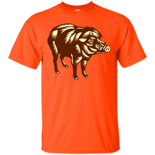 Load image into Gallery viewer, Philippine Warty Pig Woodcut T-Shirt
