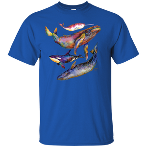 Four Whale Quartet - A Quartet of Whales T-Shirt - teeshirtperfect.com