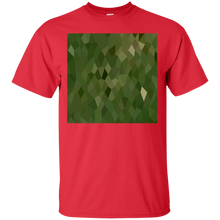 Load image into Gallery viewer, Jungle Green Abstract Low Polygon Background T-Shirt